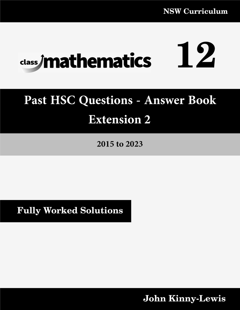 HSC Past Papers - Answer Book - Extension 2