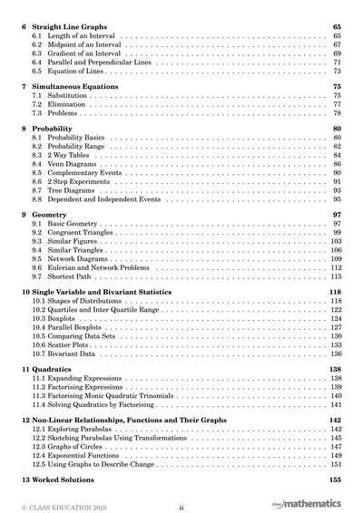 NSW Year 10 Maths - Core Coursebook