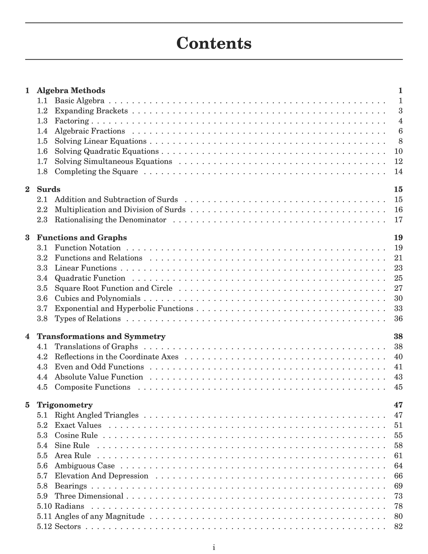 Advanced Math Syllabus NSW Year 11 Math Advanced - Coursebook – Class Mathematics
