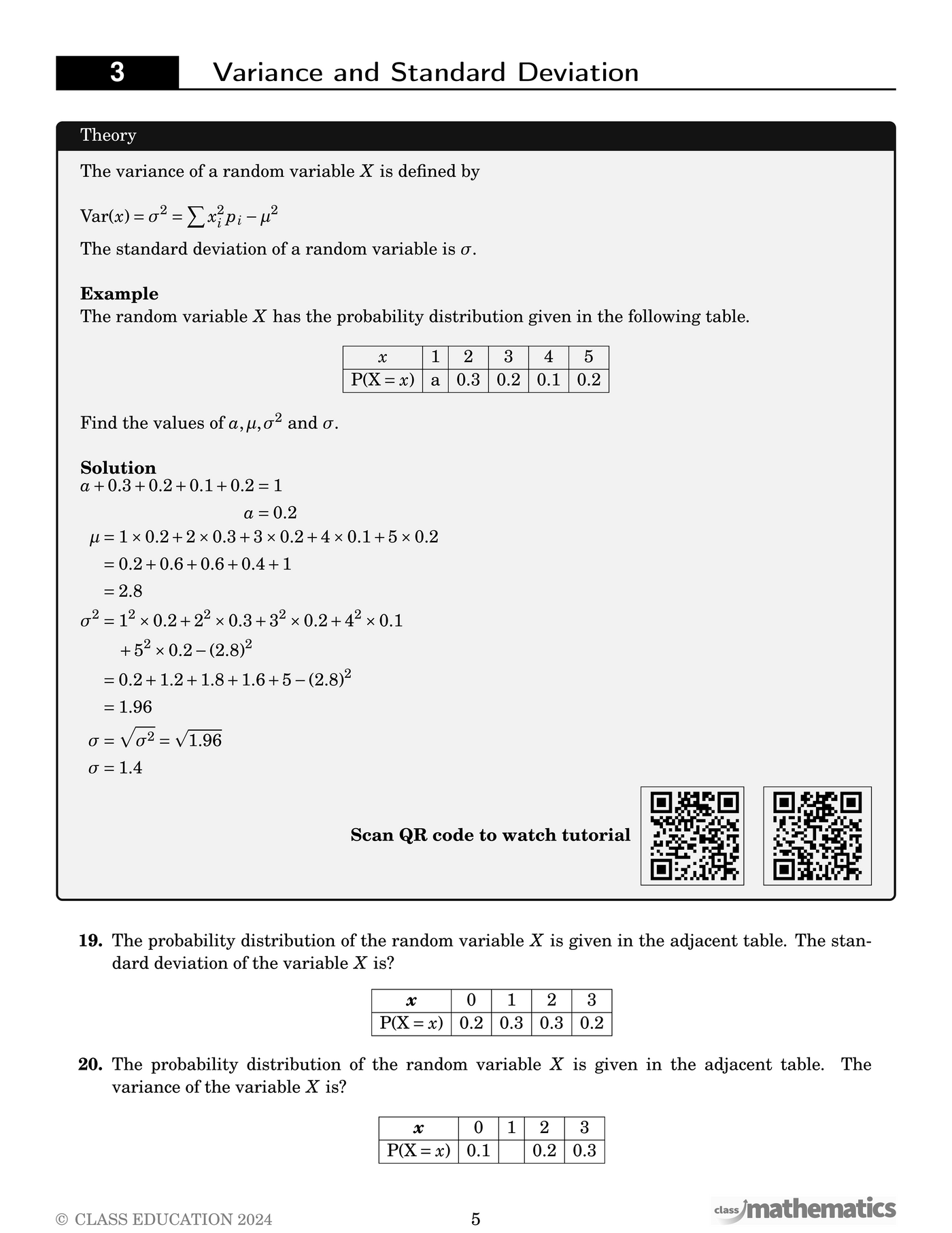 Grading Distribution Math1131 Unsw NSW Year 11 Maths Advanced - Discrete Probability Distributions – Class ...