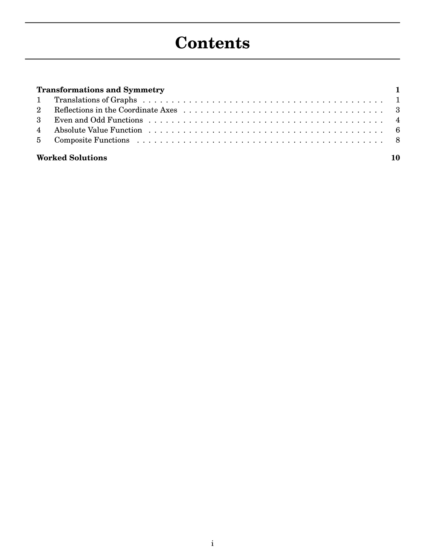 NSW Year 11 Maths Advanced - Transformations and Symmetry