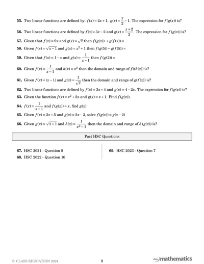 NSW Year 11 Maths Advanced - Transformations and Symmetry