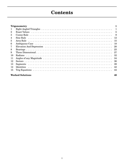 NSW Year 11 Maths Advanced - Trigonometry