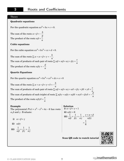 NSW Year 11 Maths Extension 1 - Polynomials