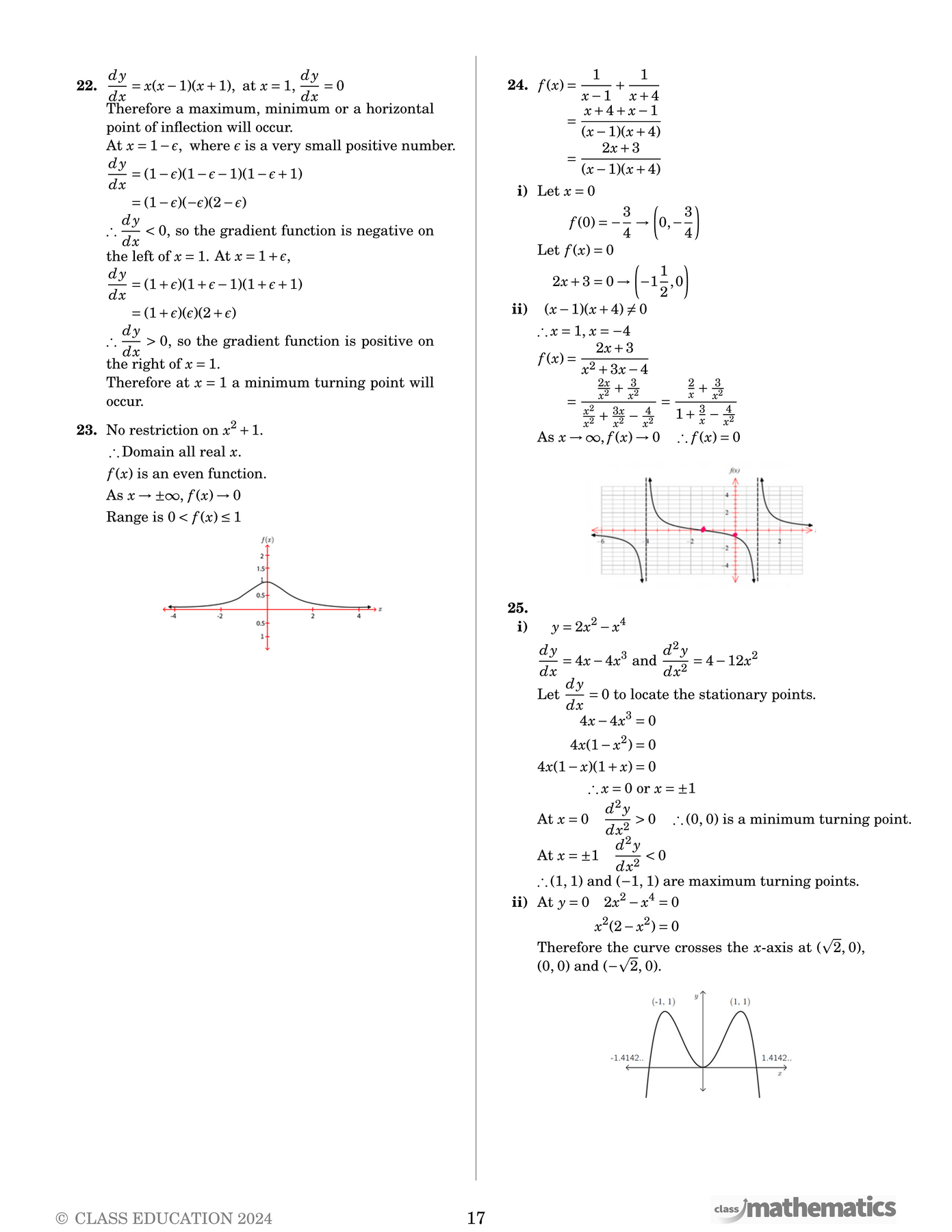 NSW Year 12 Maths Advanced - Graphs and Equations – Class Mathematics