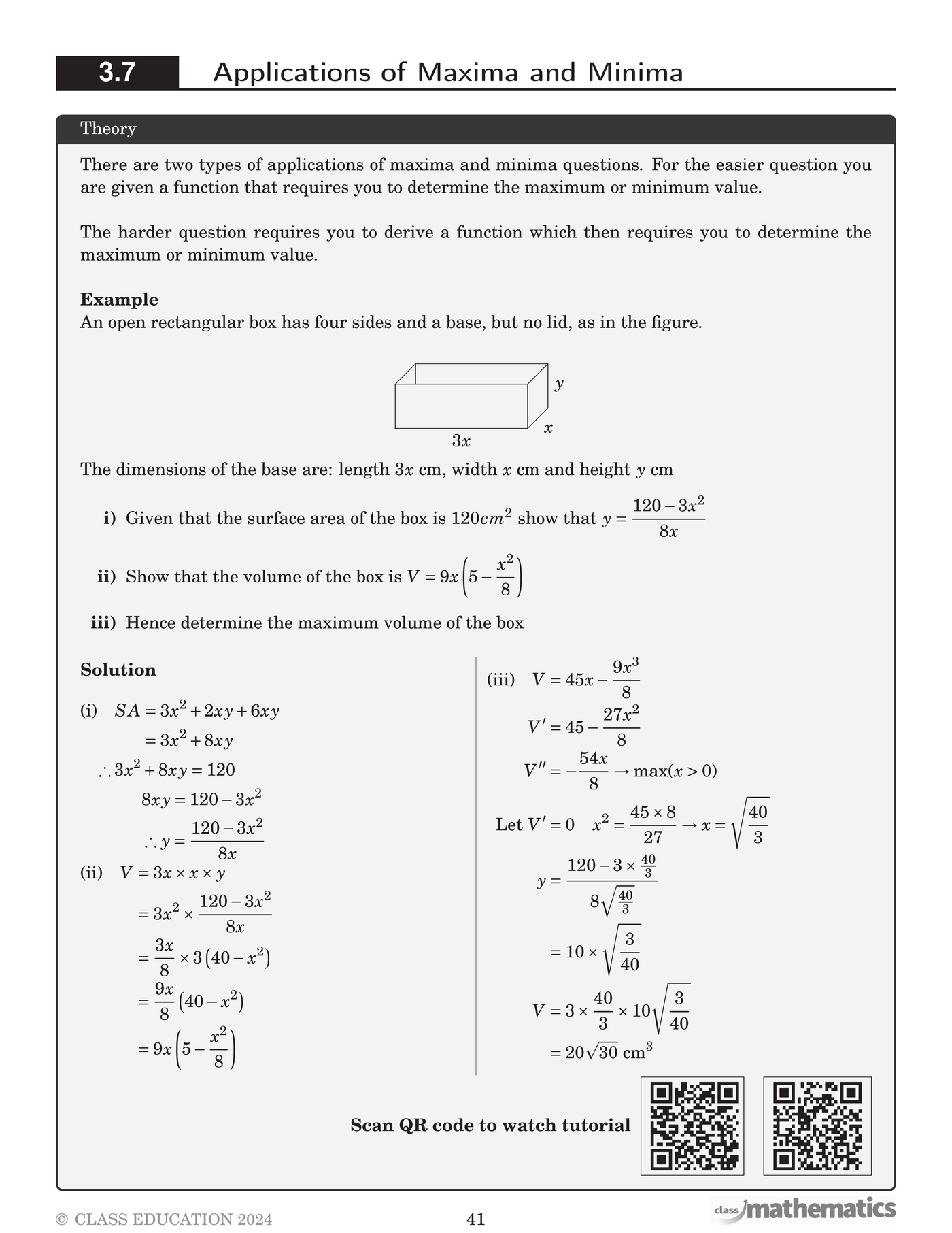 NSW Year 12 Maths Advanced - Coursebook – Class Mathematics