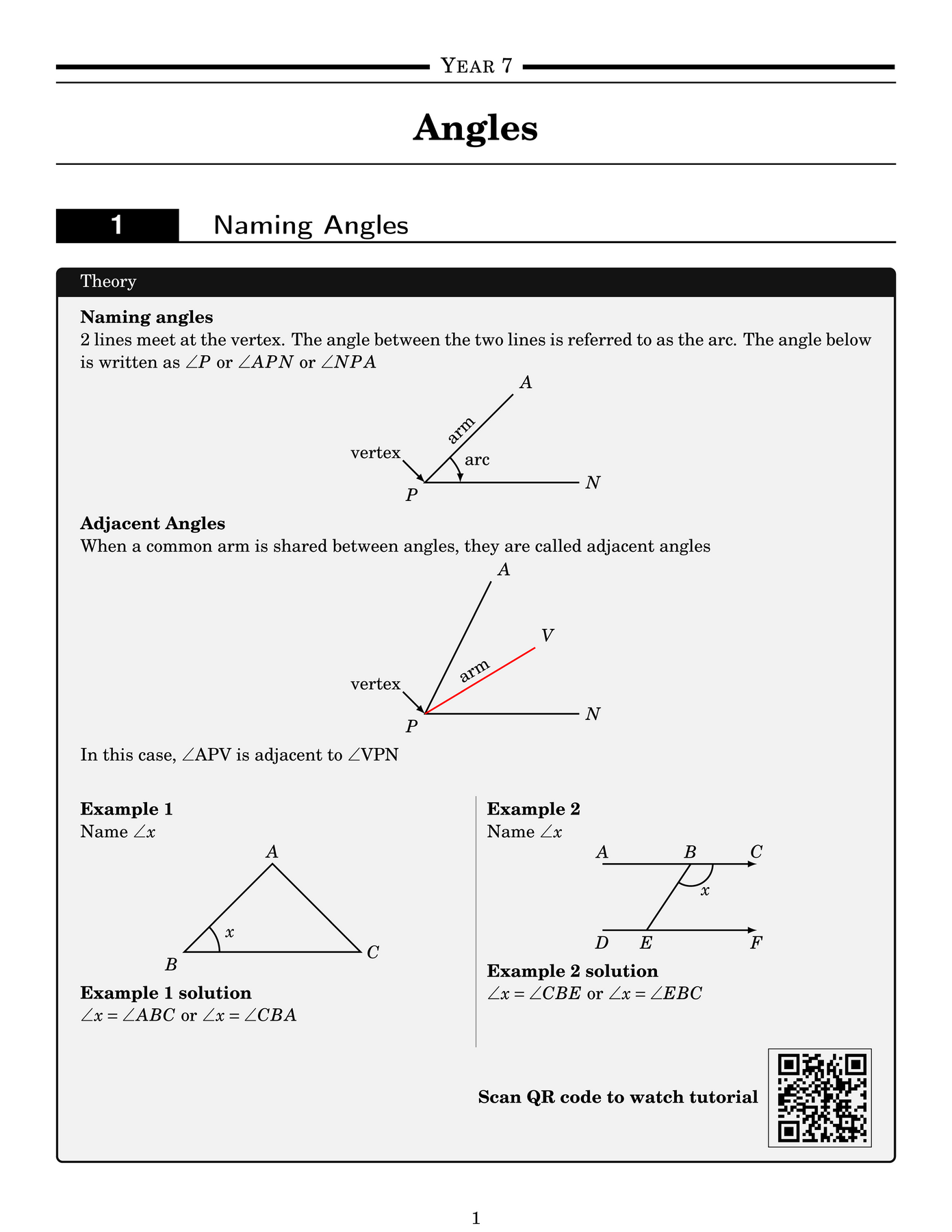 Angles Topic Test NSW Year 7 Maths - Angles - Topic Work Book – Class Mathematics
