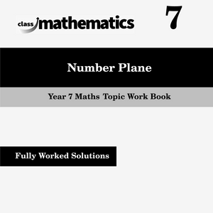 NSW Year 7 Maths - Number Plane - Topic Work Book