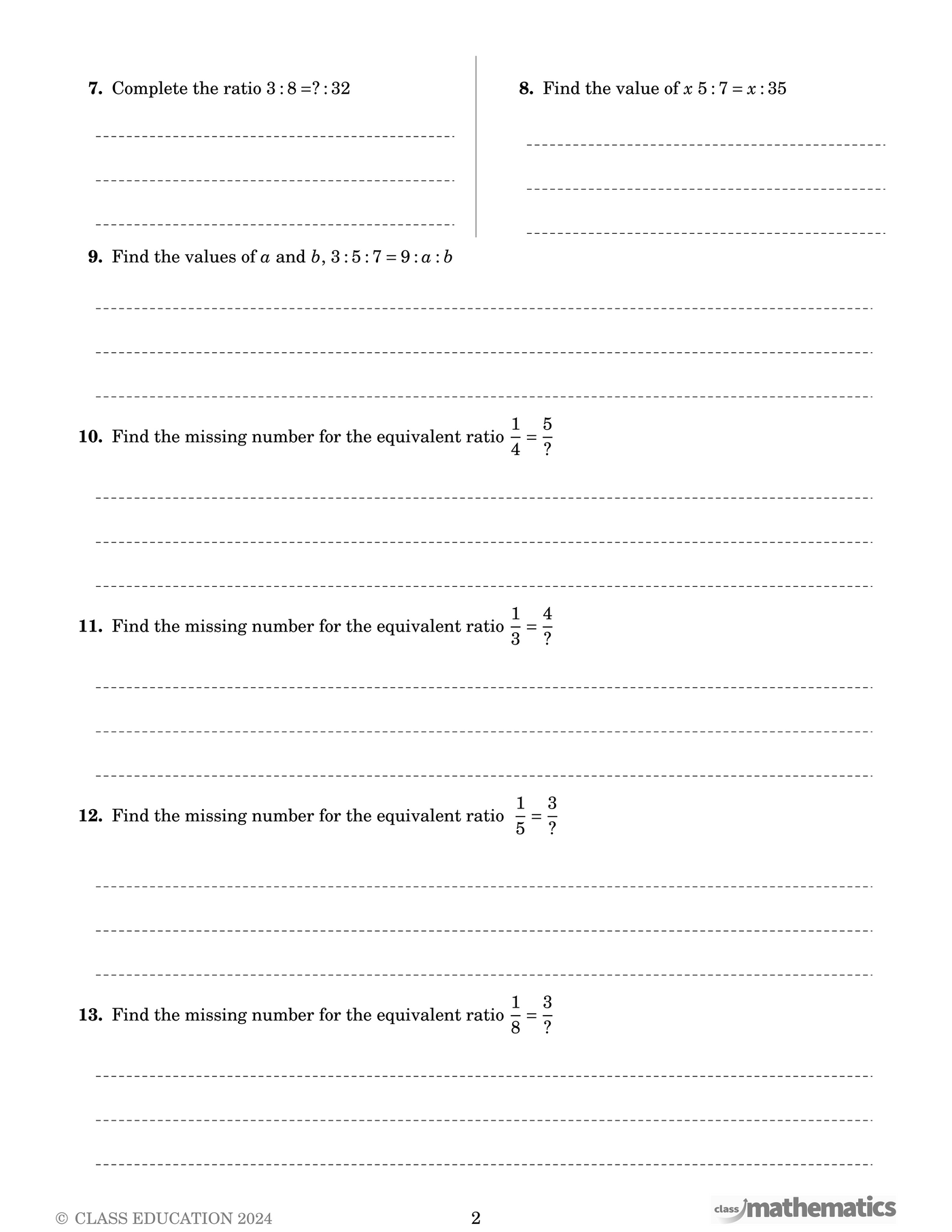 NSW Year 7 Maths - Ratios, Rates and Time - Topic Work Book