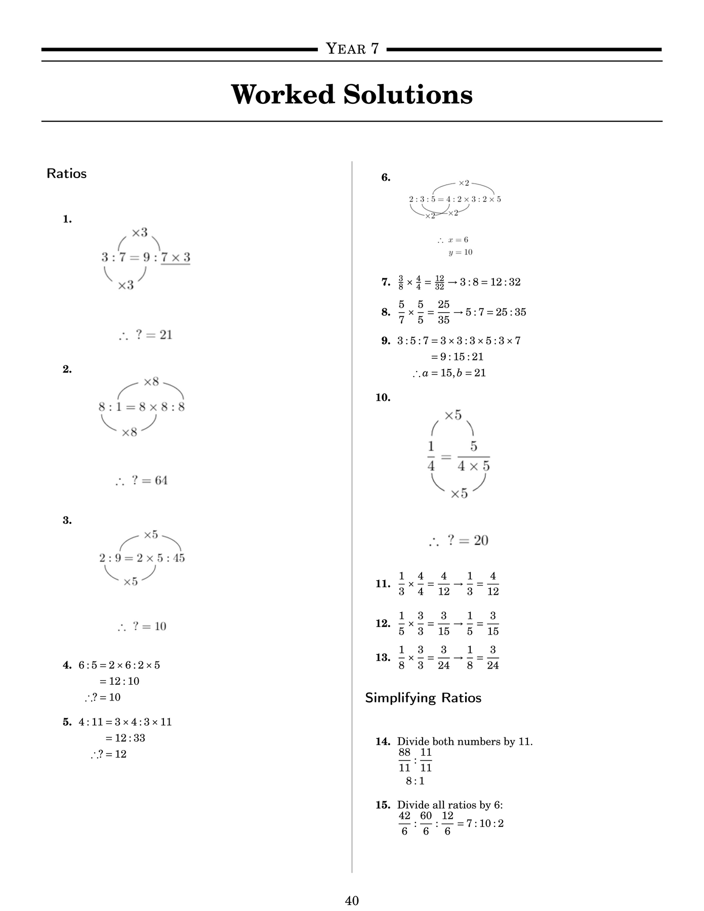 NSW Year 7 Maths - Ratios, Rates and Time - Topic Work Book – Class ...