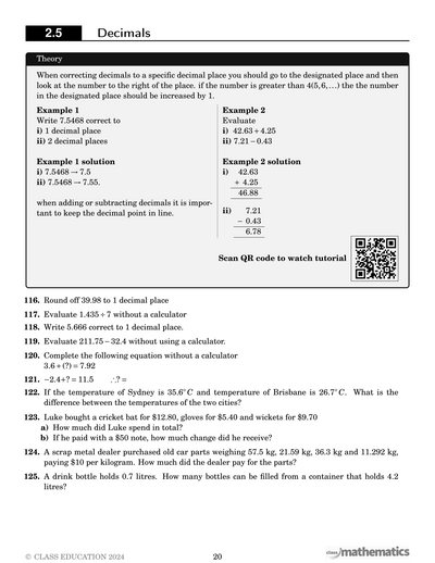 NSW Year 8 Maths - Coursebook