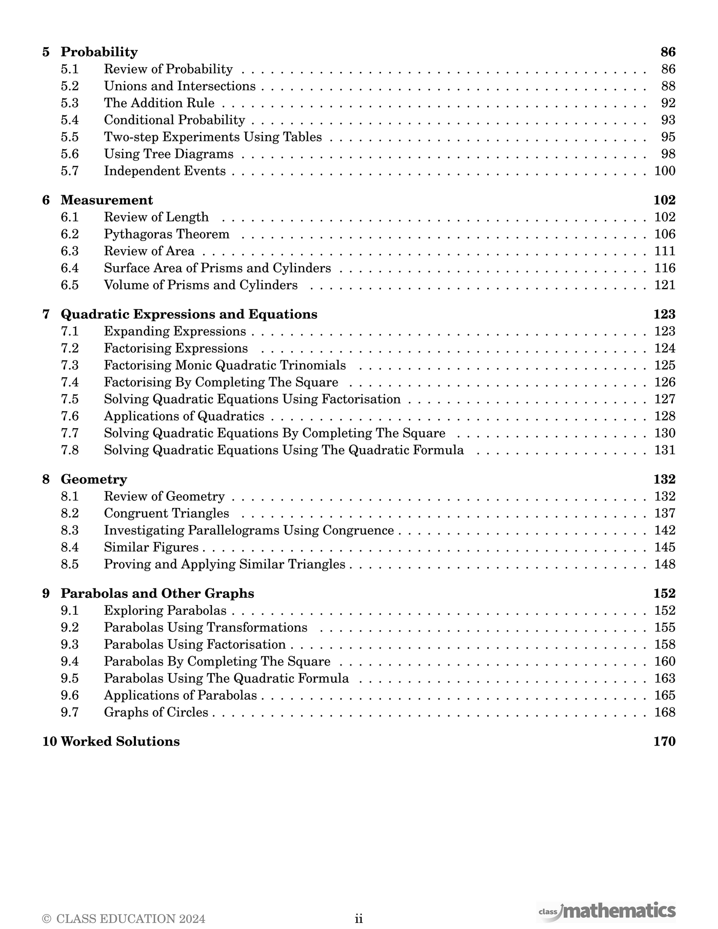 VIC Year 10 Maths - Coursebook