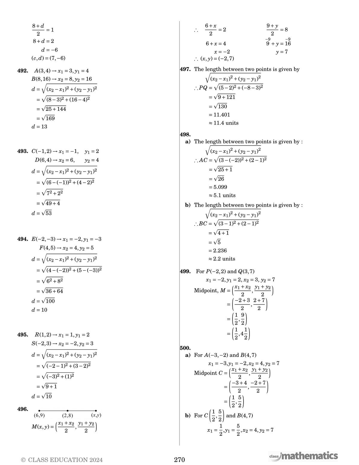 Sample worked answers — every question, fully solved