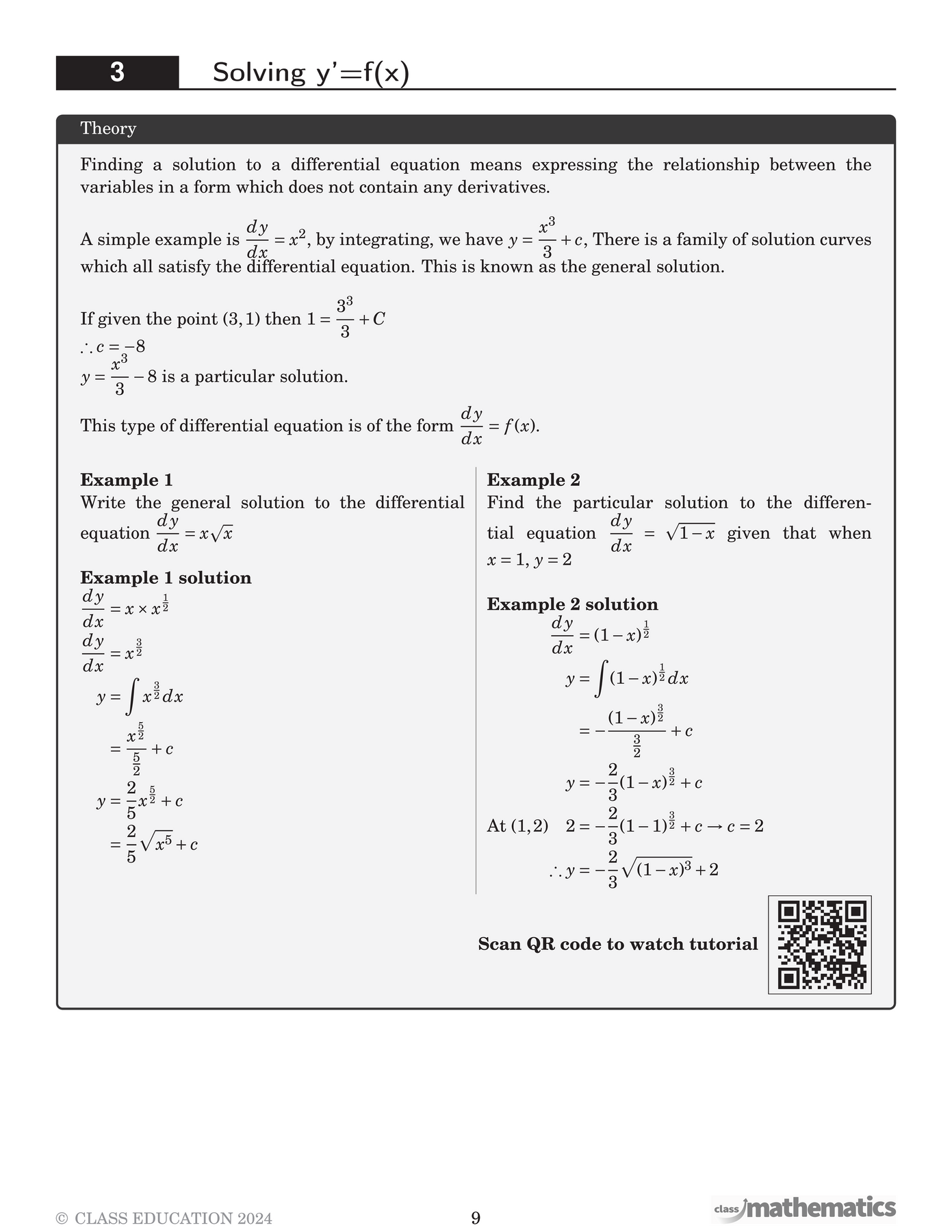 Extention Math Equation NSW Year 12 Maths Extension 1 - Differential Equations – Class Mathematics