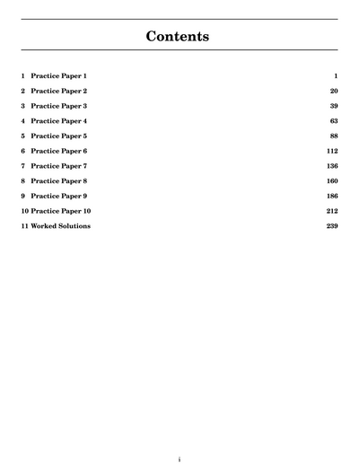 HSC Practice Papers - Advanced Maths