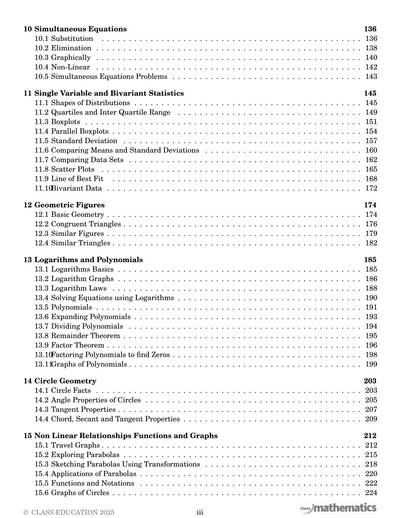 NSW Year 10 Maths - Advanced Coursebook