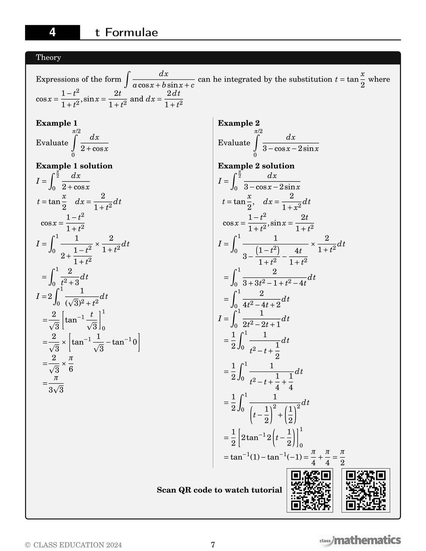 Integration Math Competition NSW Year 12 Maths Extension 2 - Integration – Class Mathematics