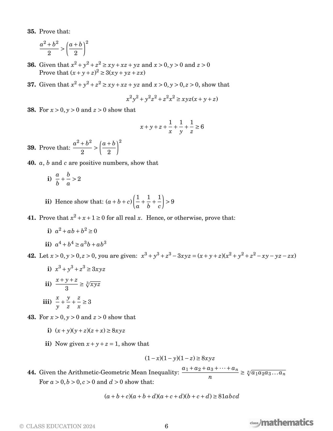 12 Math Proof NSW Year 12 Maths Extension 2 - Proof – Class Mathematics