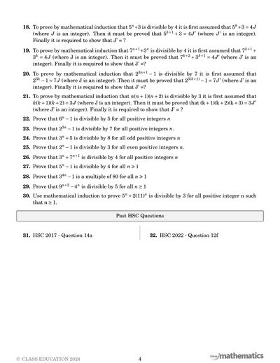 NSW Year 12 Maths Extension 1 - Proof