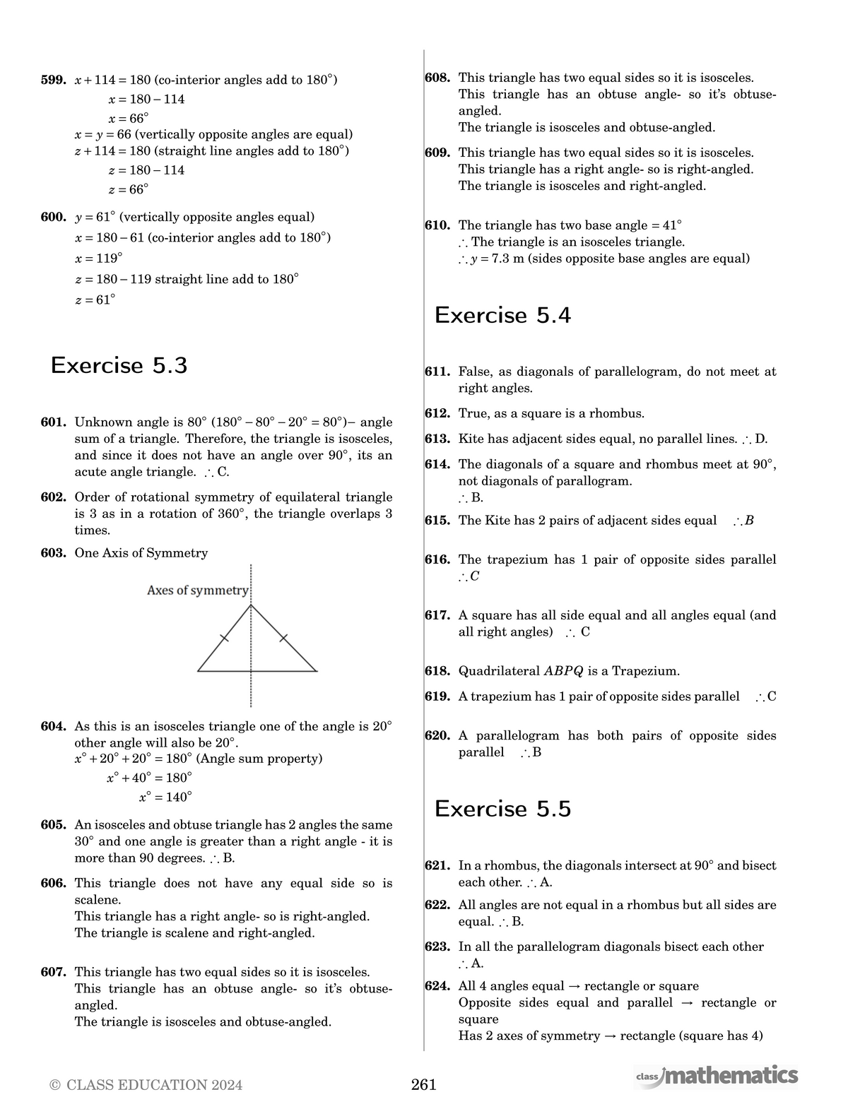 Sample teaching pages — how a topic is explained