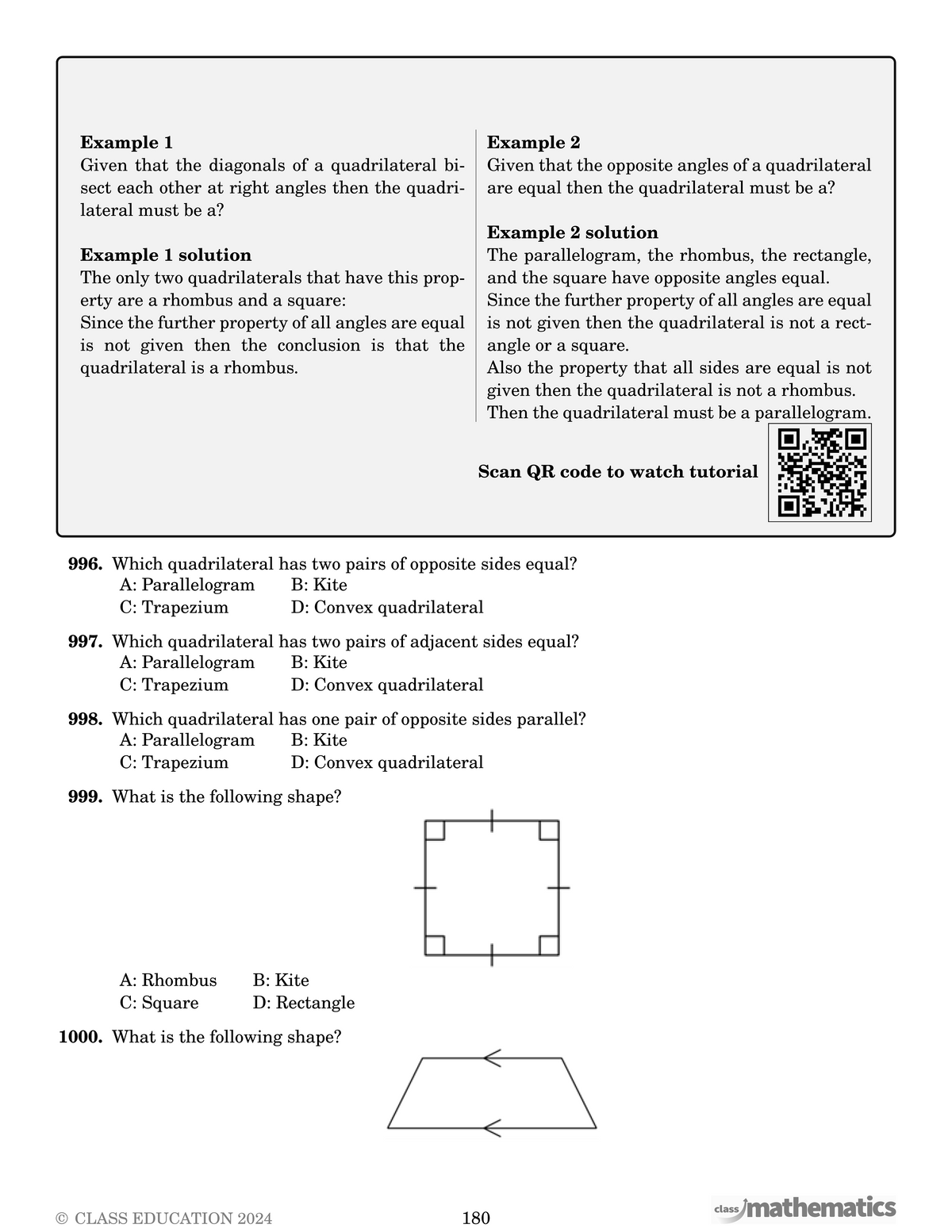 Sample worked answers — every question, fully solved