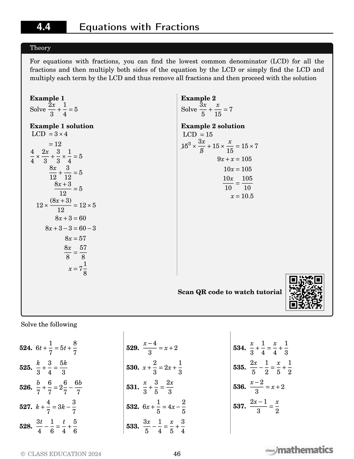 Sample teaching pages — how a topic is explained