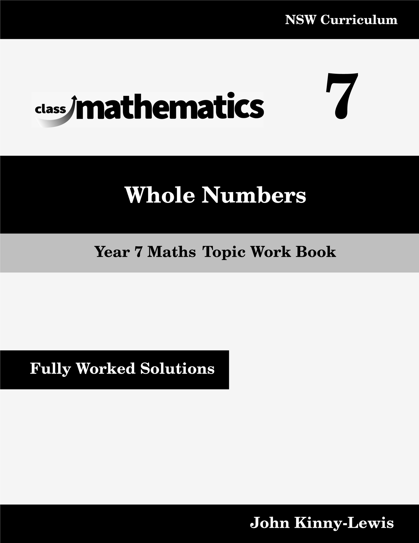 NSW Year 7 Maths - Whole Numbers - Topic Work Book