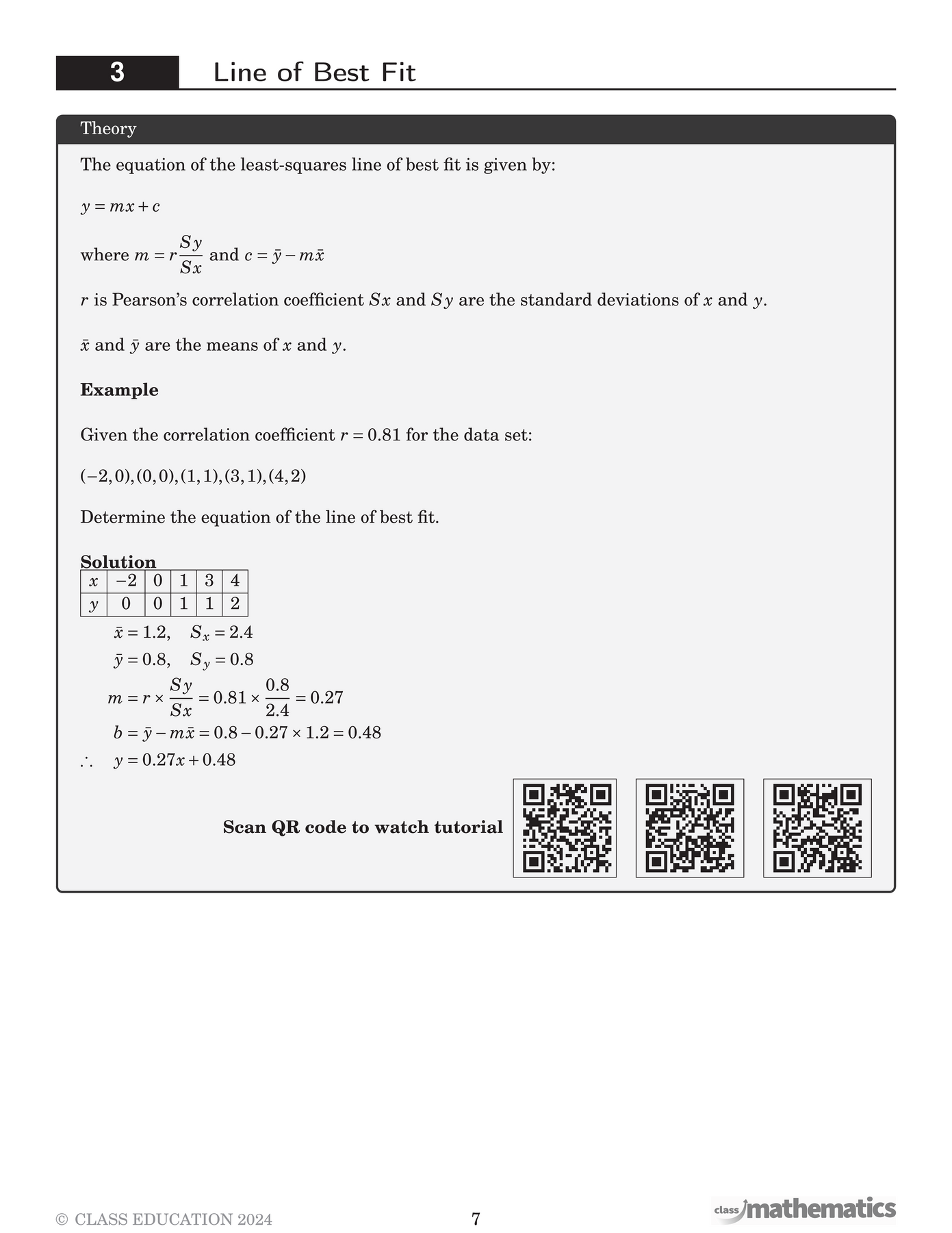 NSW Year 12 Maths Standard 2 - Bivariant Data Analysis – Class Mathematics