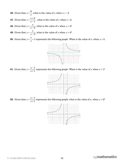 NSW Year 12 Maths Standard 2 - Non-Linear Relationships