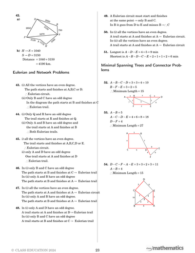 NSW Year 12 Maths Standard 2 - Networks