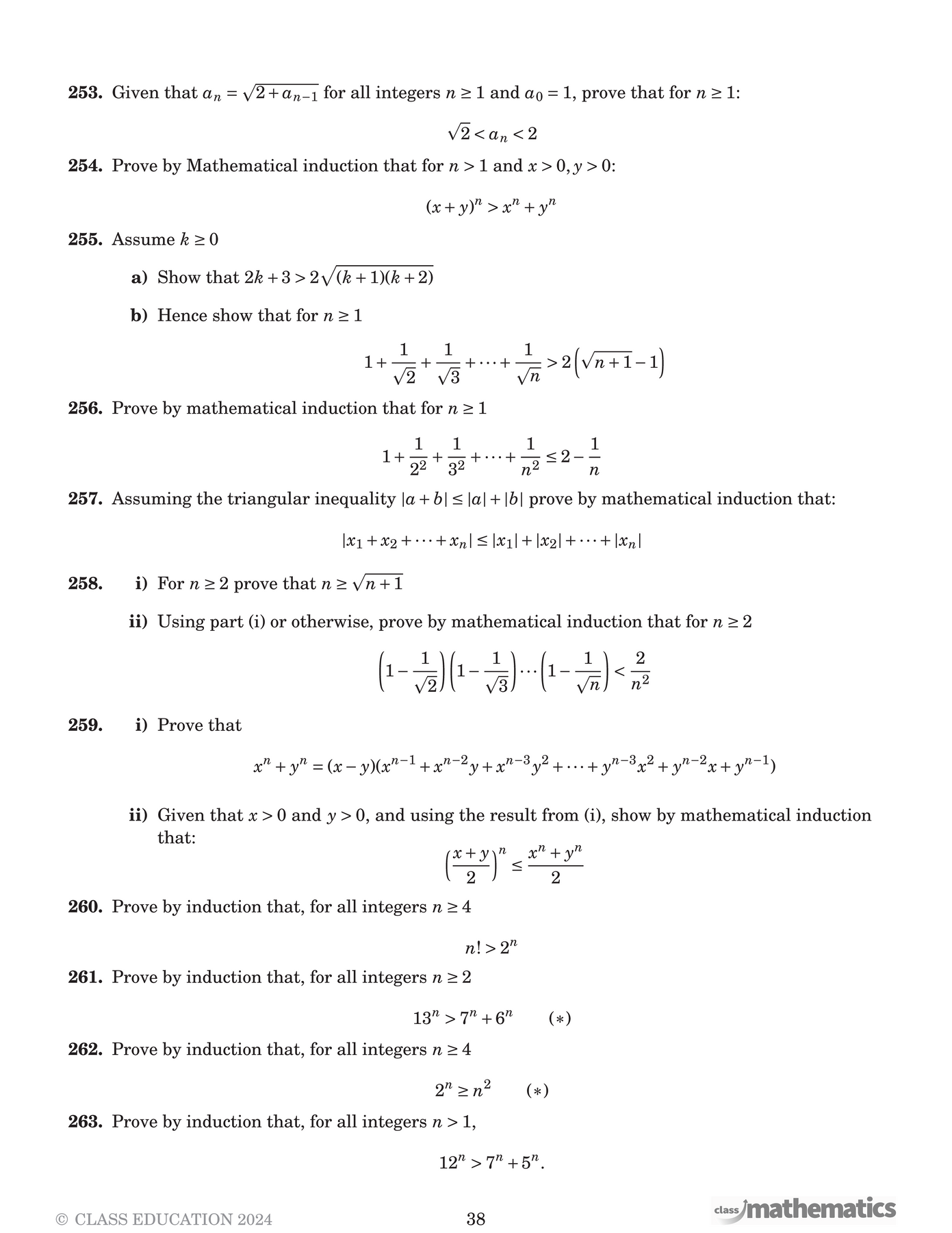 NSW Year 12 Maths Extension 2 - Coursebook – Class Mathematics