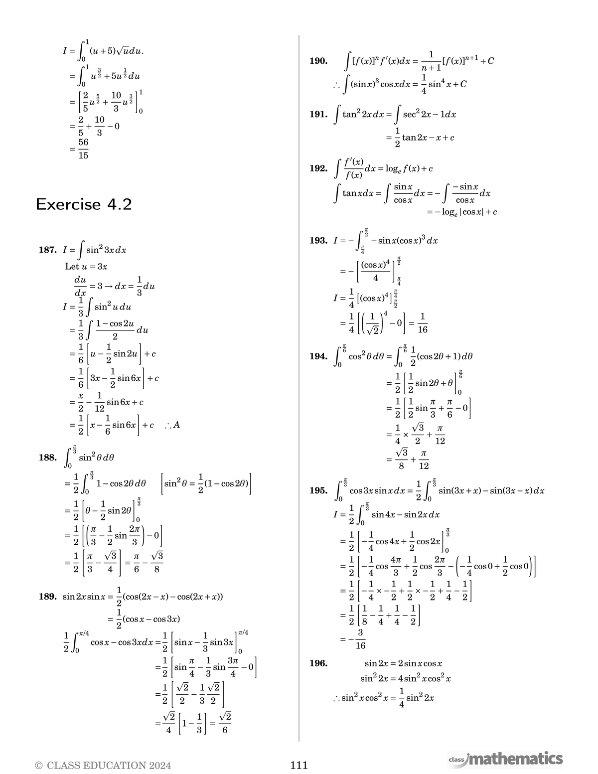 Sample worked answers — every question, fully solved