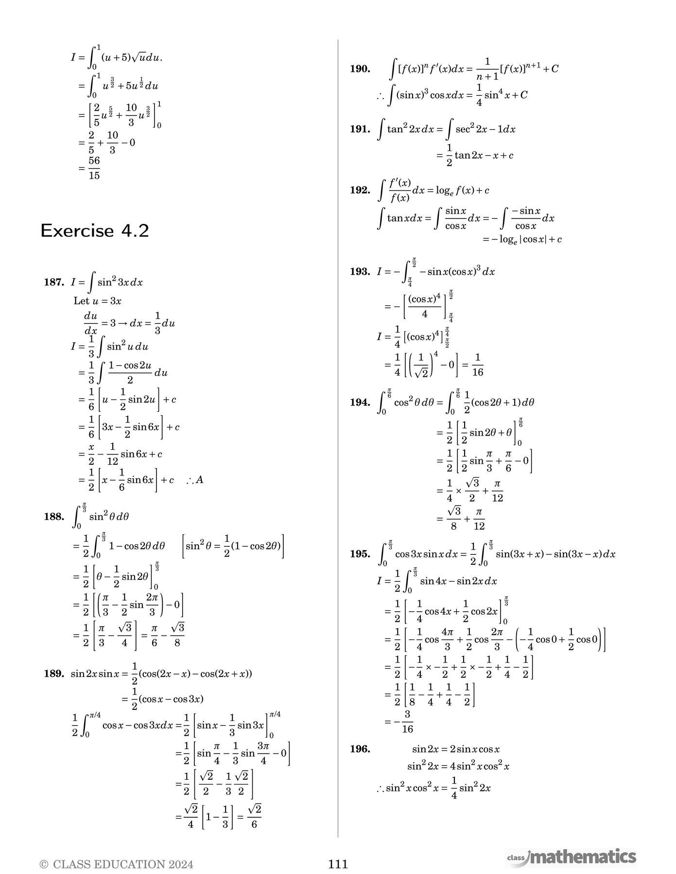 NSW Year 12 Maths Extension 1 - Coursebook – Class Mathematics